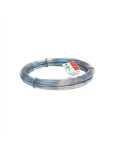 ROLLO ALAMBRE GALVANIZADO 500gr Nº8 1,3mm