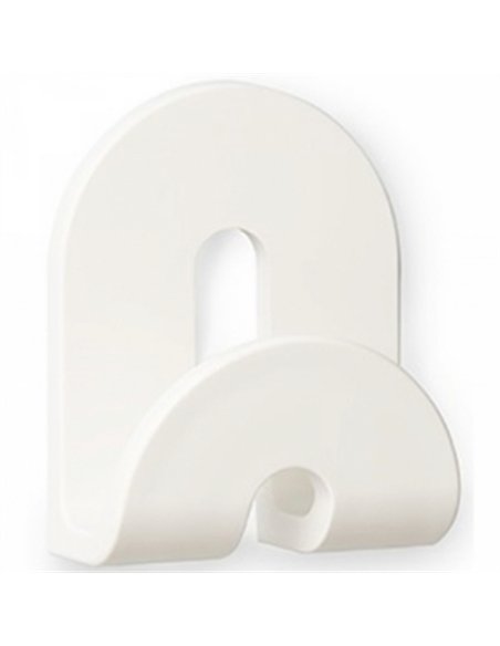 BLISTER 1 PERCHA ADH. BLANCA 80x64mm 2182-2- INOFIX