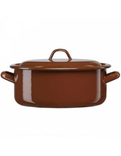 CACEROLA PORCELANA TRADICION TEJA 40cm 21lt 2