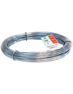 ROLLO ALAMBRE GALVANIZADO 500gr Nº2 0,7mm 2