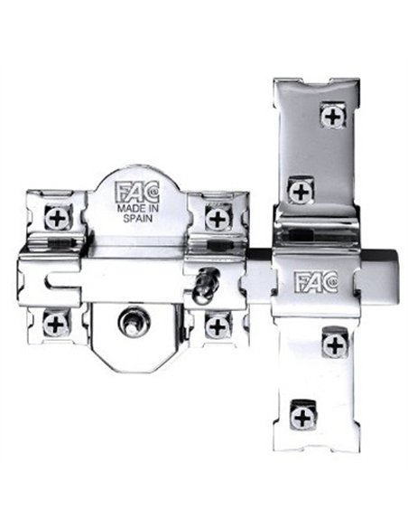 CERROJO 301RP/80 BOTON/LLAV. SEGURIDAD B/REDONDO CROMO FAC