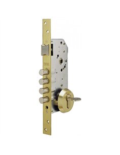 CERRADURA SEGURIDAD R100B566E 50mm T60 FRENTE ORO TESA 2