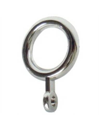 CAJA 100 ANILLA TUBO CROMADA 12mm ref 3982/73314