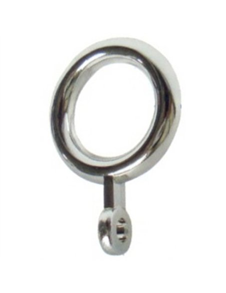 CAJA 100 ANILLA TUBO CROMADA 12mm ref 3982/73314