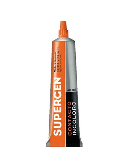 TUBO COLA CONTACTO INCOLORO 40ml 62601-00000-01 SUPERGEN