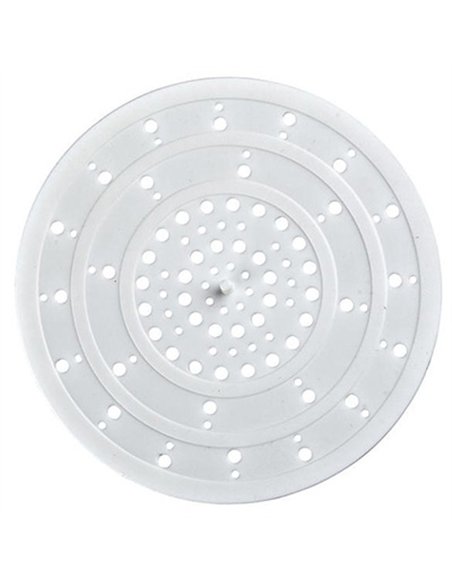 REJILLA FREGADERO SILICONA BLANCA 12cm 8183 WENKO
