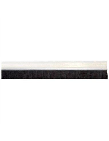 BURLETE BAJO PUERTA PVC RIGIDO TRANSPARENTE 1mt GEKO