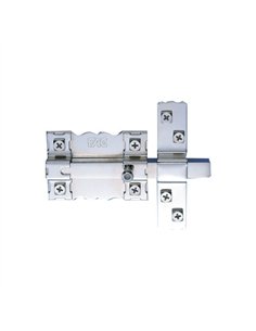 CERROJO PASADOR 300-P87 SIN BOMBILLO CROMADO FAC