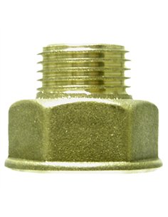 REDUCIDA HEXAGONAL LATON M3/8-H1/2 7423 2
