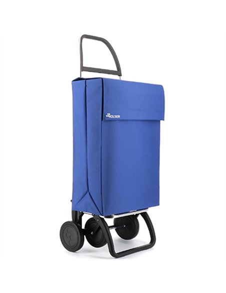 CARRO COMPRA 2+2 4R NYLON AZUL JEA032 ROLSER