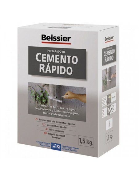 CEMENTO RAPIDO GRIS 1,5Kg 70166-002 BEISSIER
