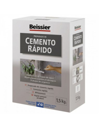 CEMENTO RAPIDO GRIS 1,5Kg 70166-002 BEISSIER