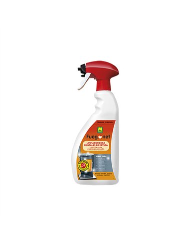 SPRAY LIMPIACRISTALES ESTUFAS ESPUMA 750ml FUEGONET MASSO