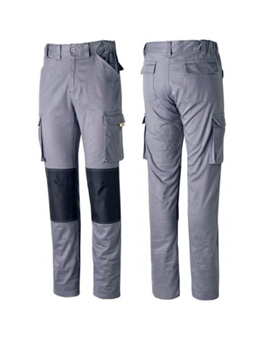 PANTALON TRABAJO GRIS DEPORTIVO TALLA 40  588-PSTRG