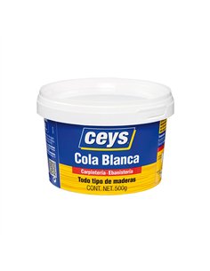 BOTE COLA BLANCA MADERA 500gr 501703 CEYS