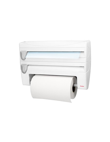 PORTARROLLOS COCINA TRIPLE PLASTICO 254410000 METALTEX