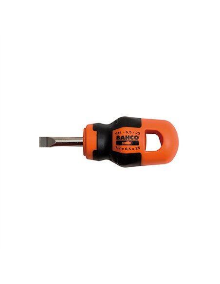 DESTORNILLADOR 164 CORTO PLANO 611-6.5-25 BAHCO