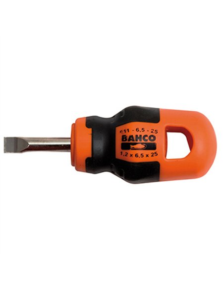 DESTORNILLADOR 164 CORTO PLANO 611-6.5-25 BAHCO