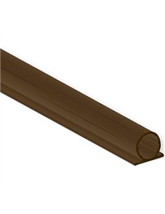 BURLETE SILICONA MARRON 9mm x6mt 1-7mm 2800/10 GEKO 2