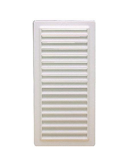 REJILLA VENTILACION PVC 9,8x22,5cm CON MARCO A-200 JAR