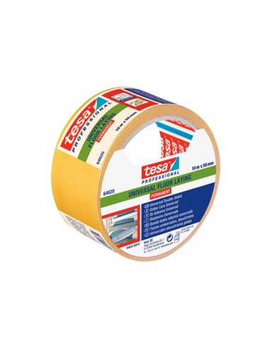 ROLLO CINTA PEGAR DOBLE CARA 10mt x50mm 64620 TESA