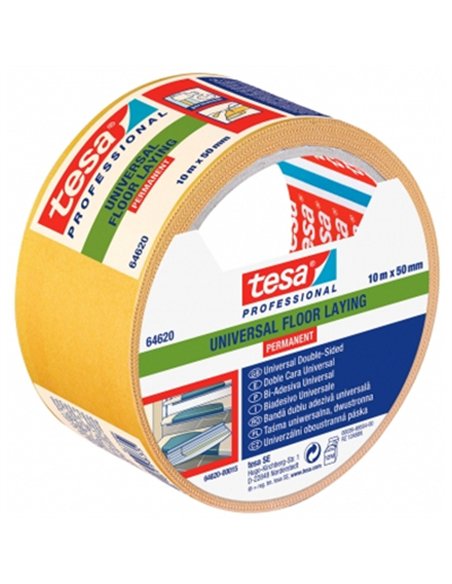 ROLLO CINTA PEGAR DOBLE CARA 10mt x50mm 64620 TESA