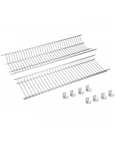 JUEGO ESCURREPLATOS-ESCURREVASOS ARMARIO 65cm INOX 92165