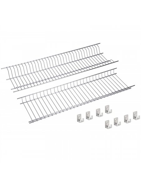 JUEGO ESCURREPLATOS-ESCURREVASOS ARMARIO 65cm INOX 92165