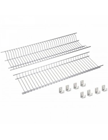 JUEGO ESCURREPLATOS-ESCURREVASOS ARMARIO 65cm INOX 92165