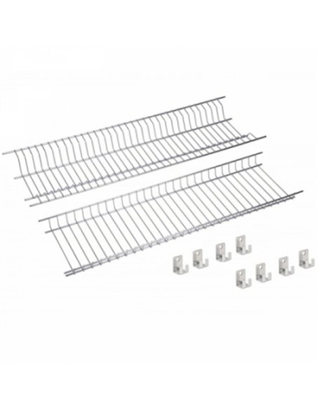 JUEGO ESCURREPLATOS-ESCURREVASOS ARMARIO 65cm INOX 92165