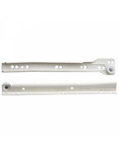 JUEGO GUIA CAJON CORREDERA BLANCA 400mm 75040 2