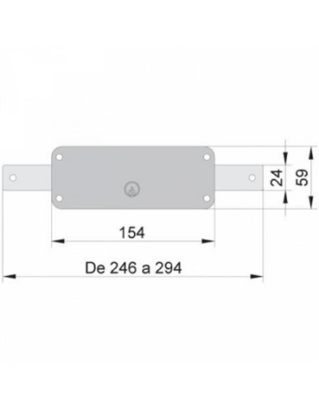 CAJA 2 CERRADURAS PERSIANA 11-A 0011A UCEM