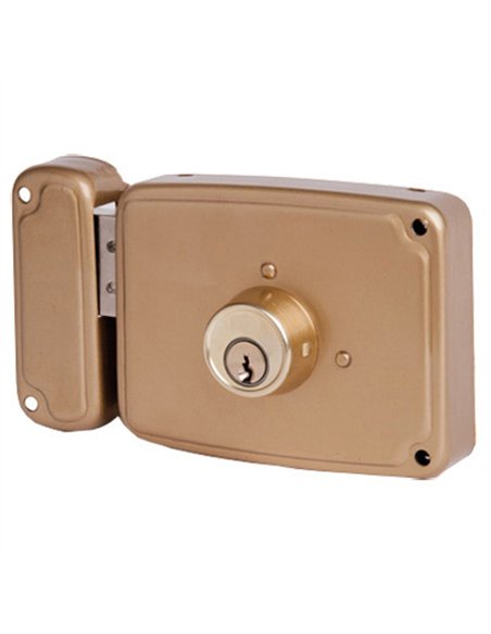 CERRADURA 4124 A PINTADA 80 DCH B/REDONDO UCEM