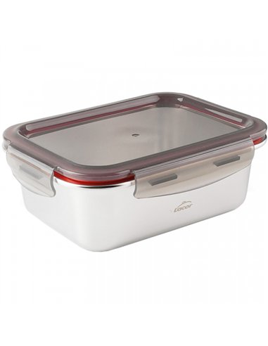 RECIPIENTE TAPER RECTANGULAR 260ml 12,5x9x5cm ECOINOX 64622 LACOR