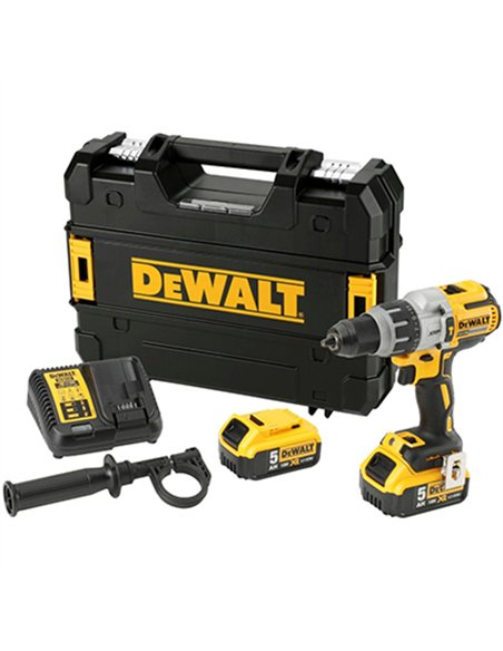 TALADRO PERCUTOR BRUSHLESS 18V XR 2 BAT 5Ah 95Nm DCD996P2 DEWALT