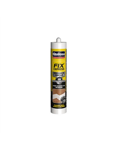 CARTUCHO ADHESIVO MONTAJE FIX EXPRESS 375gr 18937 QUILOSA