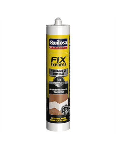 CARTUCHO ADHESIVO MONTAJE FIX EXPRESS 375gr 18937 QUILOSA