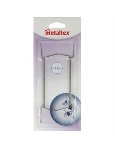 CUELGA PLATOS GRANDE 18-26cm 209002000 METALTEX