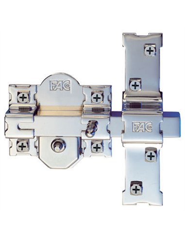 CERROJO 301R/80 BOTON/LLAVE BOMB. PERFIL CROMO FAC