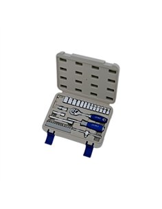 JUEGO MALETA 35pcs LLAVES VASO 1/4 109-35-4 IRIMO