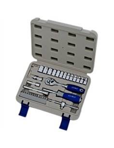 JUEGO MALETA 35pcs LLAVES VASO 1/4 109-35-4 IRIMO 2
