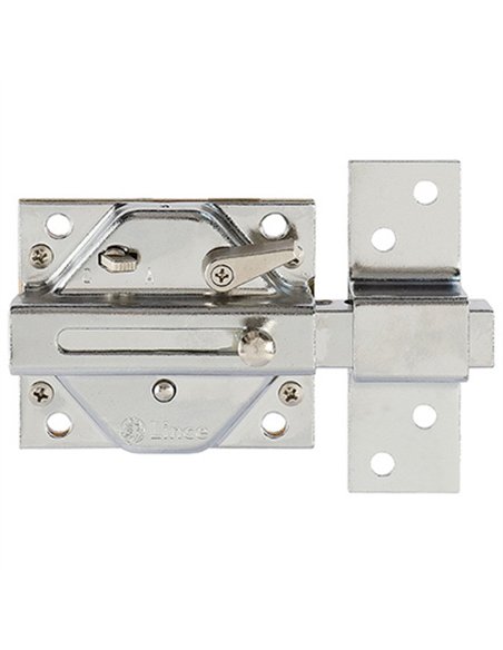 CERROJO CROMADO 74x85mm 2930HC LINCE