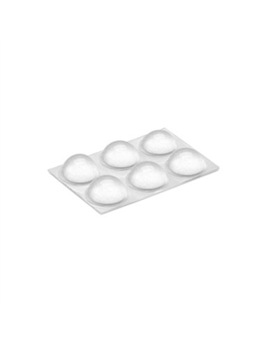 BLISTER 6 GOTA SILICONA TRANSPARENTE 16mm 4052-2 INOFIX