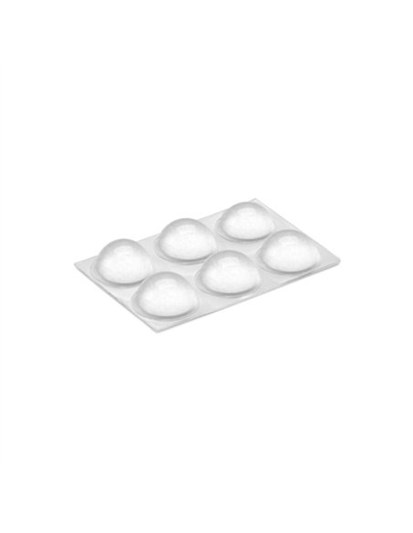 BLISTER 6 GOTA SILICONA TRANSPARENTE 16mm 4052-2 INOFIX