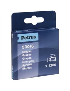 CAJA 1200 GRAPAS 6mm 530/6 PETRUS 2