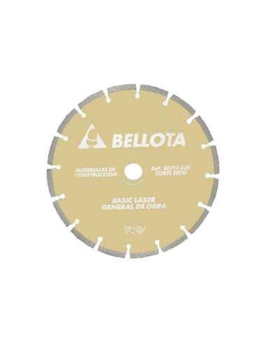 DISCO DIAMANTE BASIC LASER SEGMENTADO 115mm 50711 BELLOTA