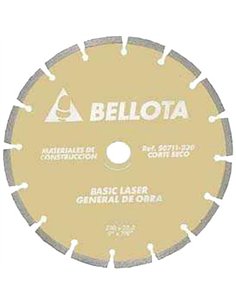 DISCO DIAMANTE BASIC LASER SEGMENTADO 115mm 50711 BELLOTA 2