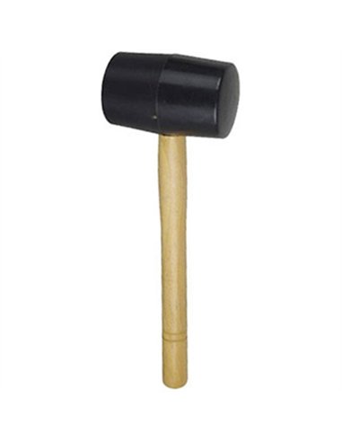 MAZA GOMA NEGRA GRANDE 750gr RUBI
