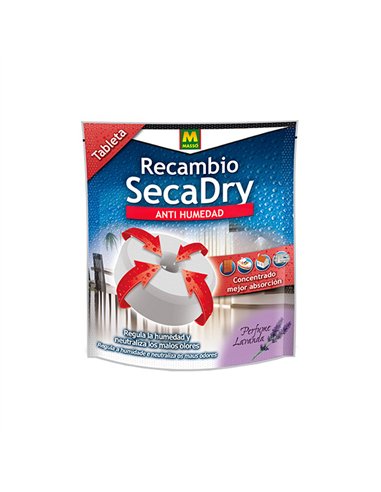TABLETA RECAMBIO ANTIHUMEDAD SECADRY 450gr 231485 MASSO