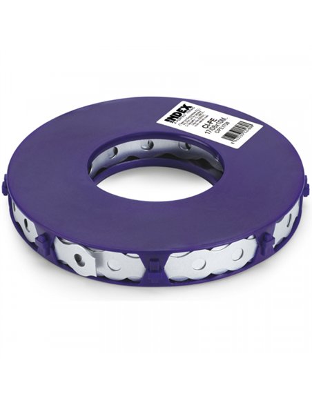ROLLO CINTA PERFORADA GALVANIZADA 10mt x17mm INDEX